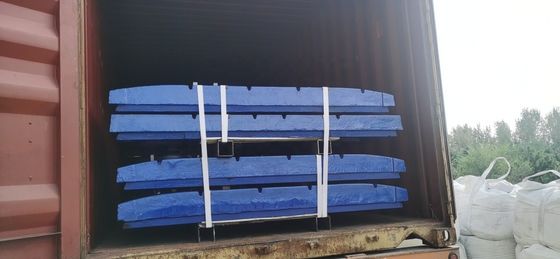 Parties d'usure du concasseur à mâchoires Terex Plaque à mâchoires en acier à haute teneur en manganèse pour des performances supérieures