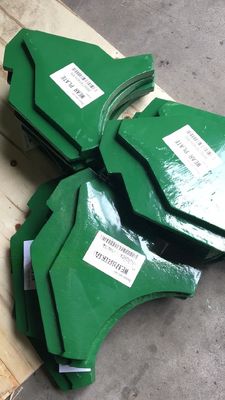 Plaques d'usure de remplacement pour le concasseur Barmac VSI B9600 Conception et matériaux personnalisés