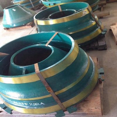 Type de traitement de la coulée Manteau et concave pour les pièces de rechange de concasseur à cônes GP300