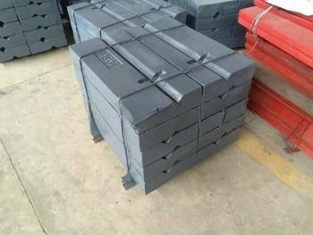 Barre de soufflage à haute teneur en chrome pour le concasseur de pierre pour l'exploitation minière Poids 500 kg Concasseur de type machine