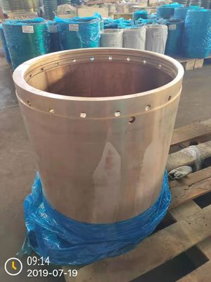 Traitement de forgeage Type de boîtier excentrique pour concasseur à cônes OEM Pièces en bronze Poids 80 kg