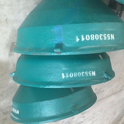 Pièces détachées de concasseur à acier à haute teneur en manganèse pour concasseur à cône HP800 HP700 HP600