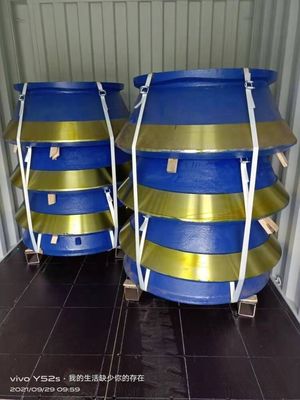 GP11F GP220 Concasseur à cône Parties d'usure Costume de manteau avec un poids élevé de 495 kg