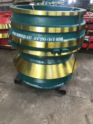 GP550 Concasseur à cône Parties d'usure Manteau résistant à l'usure Durable Concave pour machine minière