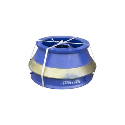 La coulée HP200 HP300 HP400 Conic Crusher Parties d'usure Couvercle de bol et manteau pour la longévité