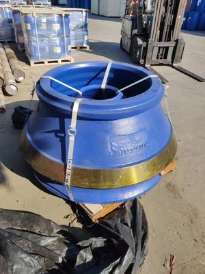 La coulée HP200 HP300 HP400 Conic Crusher Parties d'usure Couvercle de bol et manteau pour la longévité