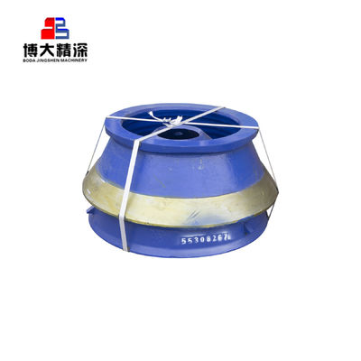 La coulée HP200 HP300 HP400 Conic Crusher Parties d'usure Couvercle de bol et manteau pour la longévité