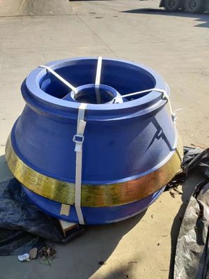 La coulée HP200 HP300 HP400 Conic Crusher Parties d'usure Couvercle de bol et manteau pour la longévité