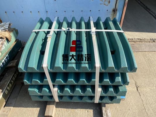 C106 Pièces d'usure de broyeur de mâchoires en acier à haute teneur en manganèse Super-Jaw Plate pour l'exploitation minière de l'énergie