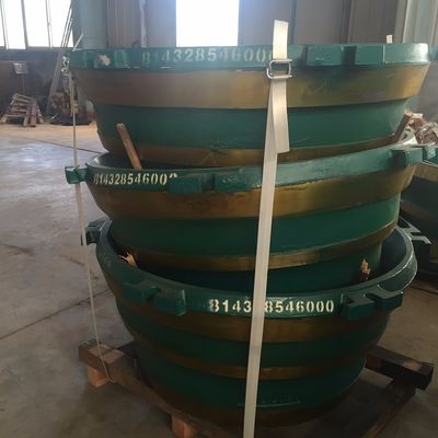 Appliquer au concasseur HP500 Conic concasseur Parties d'usure Manteau et bocal revêtement pour la machine minière