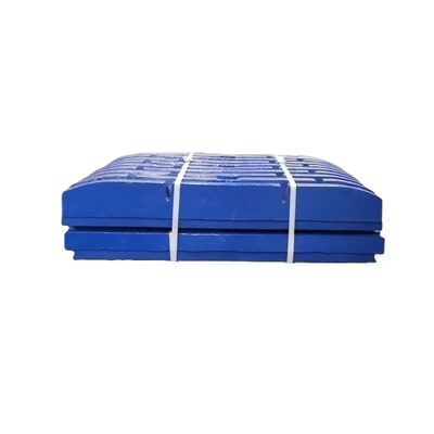 Pièces d'usure pour broyeur de plaques de mâchoires en acier à haute teneur en manganèse C95 destinées à la distribution internationale