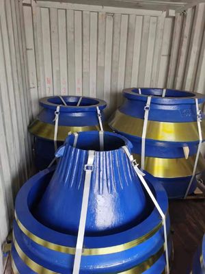 GP550 Concasseur à cône Parties d'usure Manteau résistant à l'usure Durable Concave pour machine minière