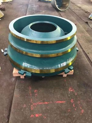 GP550 Concasseur à cône Parties d'usure Manteau résistant à l'usure Durable Concave pour machine minière
