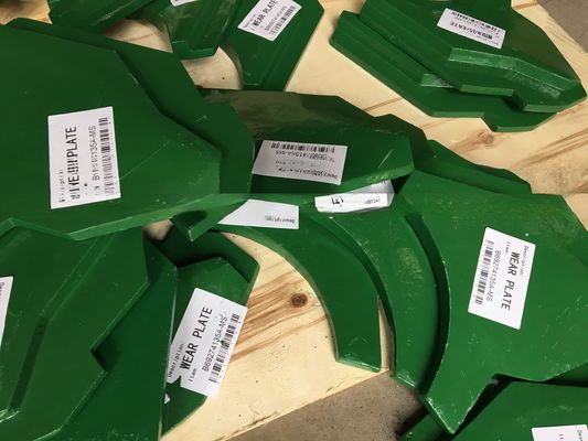 Inspection professionnelle des pièces du concasseur à choc VSI Plaque d'usure supérieure inférieure B7150SE B9100SE