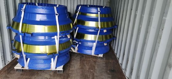 Acceptable OEM HP500 pièces détachées de concasseur à cône minier Manteau et concave avec 1000KG de poids