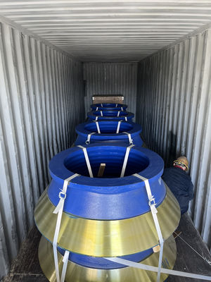HP100 pièces d'usure de concasseur à cône concave 999 kg Poids pour des performances minières durables