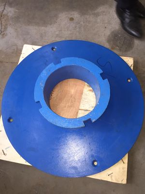 Plaque d'usure supérieure de concasseur à choc VSI pour pièces de rechange de concasseur CV117 CV128 CV129
