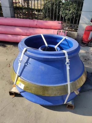 Manteau et revêtement de bol haute chrome pour HP700 pièces d'usure de concasseur à cône dans l'exploitation minière de l'énergie