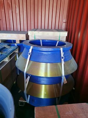 Concasseur à cône Mantle Bowl Liner Parties d'usure HP200 HP300 HP400 pour les acheteurs dans le monde entier