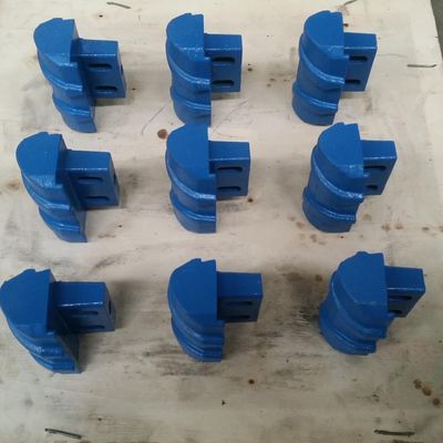 VSI Crusher CV129 Pièces détachées Rotor Tip Set avec le chrome et les spécifications standard du client