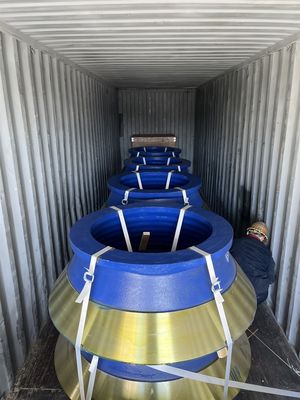 Parties d'usure en alliage Mn18 Cr2 pour le traitement des mines d'énergie