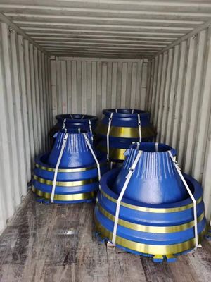 Équipement minier standard MANTLE Parties d'usure du manganèse concasseur à cône couvercle de cuve GP220