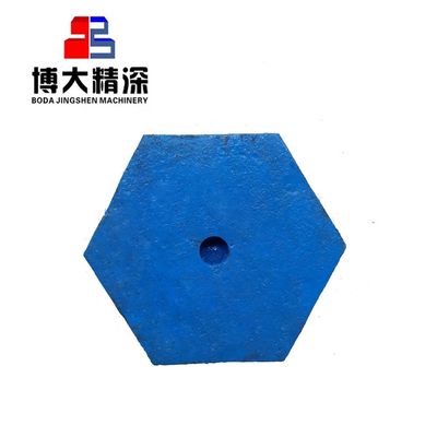 Fabrication personnalisée de sable CV117 VSI Plaque de distribution de concasseur avec processus de coulée