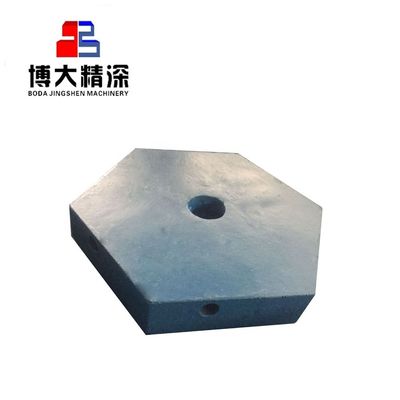 Fabrication personnalisée de sable CV117 VSI Plaque de distribution de concasseur avec processus de coulée