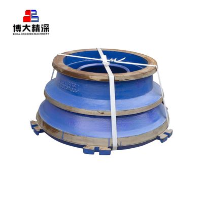 GP500S pièces d'usure du concasseur à cône Mn18Cr2 bocal liner concave et manteau pour l'extraction de minerai