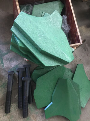 VSI Crusher Pesour de la plaque d'usure inférieure supérieure KG 3.21 B6150SE B7150SE B9100SE Remplacement