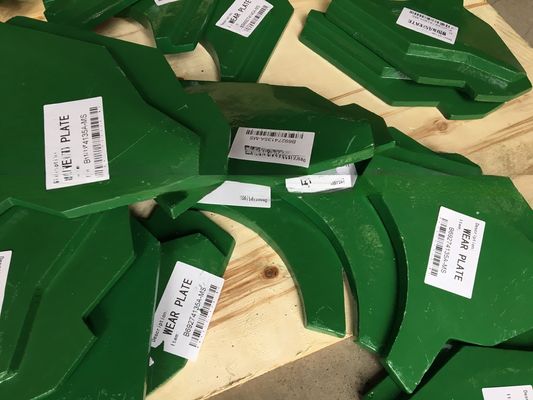 VSI Crusher Pesour de la plaque d'usure inférieure supérieure KG 3.21 B6150SE B7150SE B9100SE Remplacement