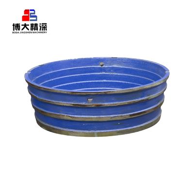 GP300S Pièces usées de concasseur pour machine d'extraction de minerai Concasseur à cône Concave Mantle Bowl Liner