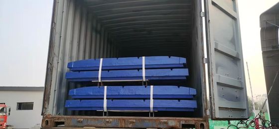 Plaque à mâchoires pour machines minières en acier moulé pièces détachées de concasseur à mâchoires Poids 799 kg