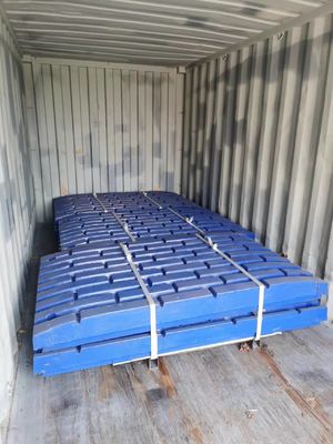 Pièces détachées professionnelles pour broyeur de ciment Plaque de mâchoire durable et résistante à l'usure