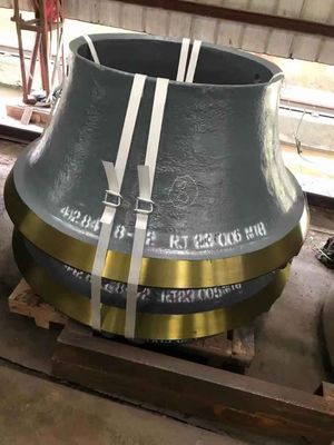 CH440 MN18 CR2 Accessoires de concasseur à cône Mantle Bowl Liner Casting pour l'exploitation minière de l'énergie