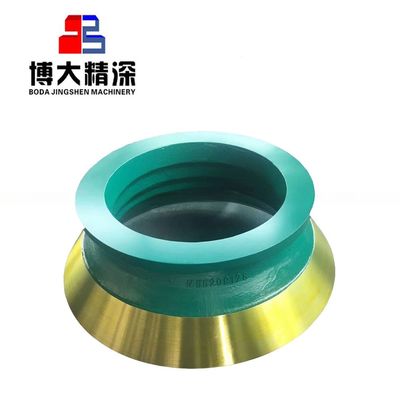 Durabilité supérieure Manteau d'acier à haute teneur en manganèse et concave pour le concasseur résistant à l'usure