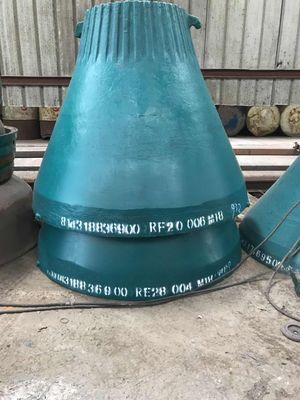 Concasseur de pierre à haute teneur en manganèse Concasseur à cône Concave Mantle Bowl Liner en différentes couleurs