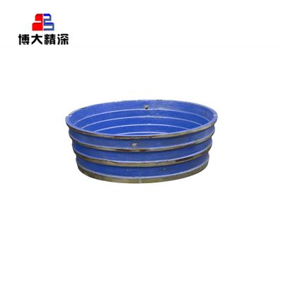 Acier à haute teneur en manganèse GP500 11F concasseur à cône Mantle Bowl Liner pour machine minière utilisée