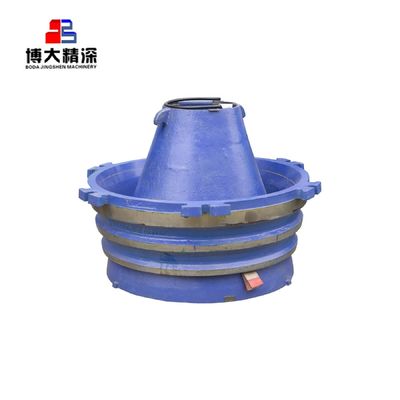 Minerai Acceptable OEM Mantle Bowl Liner Cone Crusher Usure pièces détachées GP100S 200S 300S 500S