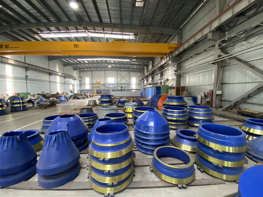 Parties de concasseur à cône à plaquette concave Mn18Cr2 de haute qualité pour machines lourdes d'origine