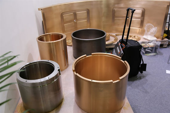 Pièces d'arbre de compression à cône à ressort durable en bronze, boîtier excentrique, roulement à manches pour l'exploitation minière
