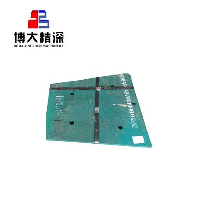 Plaque de protection pour le concasseur à mâchoires et le concasseur à cône de pierre pour répondre aux exigences du client