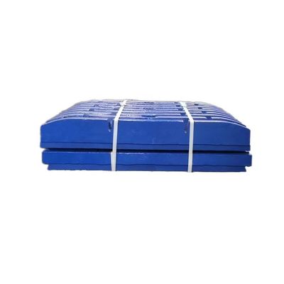 Pièces de rechange pour concasseur à cône en acier à haute teneur en manganèse et plaque de mâchoire OEM pour concasseur à mâchoires