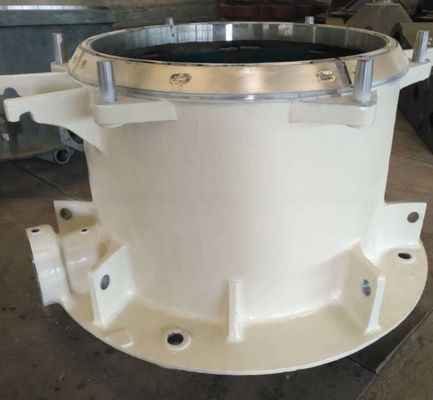 Cadre principal 1033781826 en acier au carbone pour pièces détachées de concasseur à cône OEM acceptable