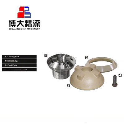 Fermeture de boulon et plaque d'alimentation 1019559606/N41060200 pour pièces détachées de concasseur à cônes