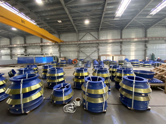 Concasseur de mines d'énergie HP4 Concasseur à cône Parties usées Manteau et concave avec procédé d'usinage