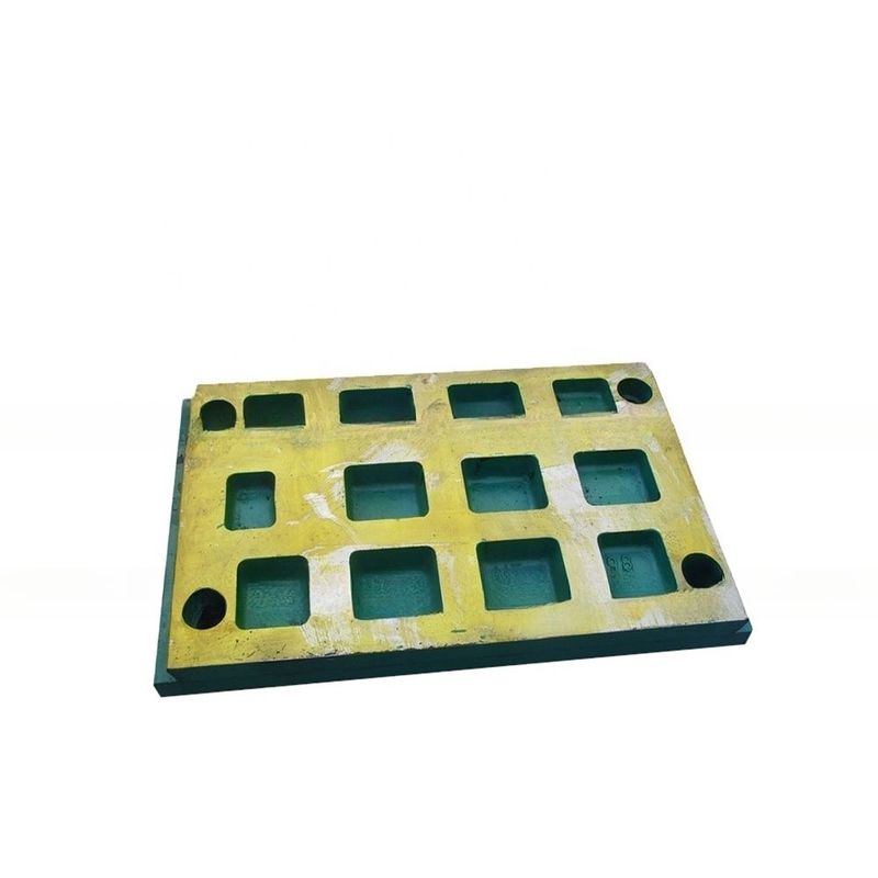 C105 C106 Plaque à mâchoires pour le concasseur à mâchoires standard EN124 pour les besoins de concassage dans les mines de minerai