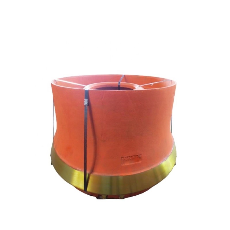 Pièces détachées de concasseur concave et manteau pour H4800 Concasseur à cône Longue durée de vie Résistance OEM