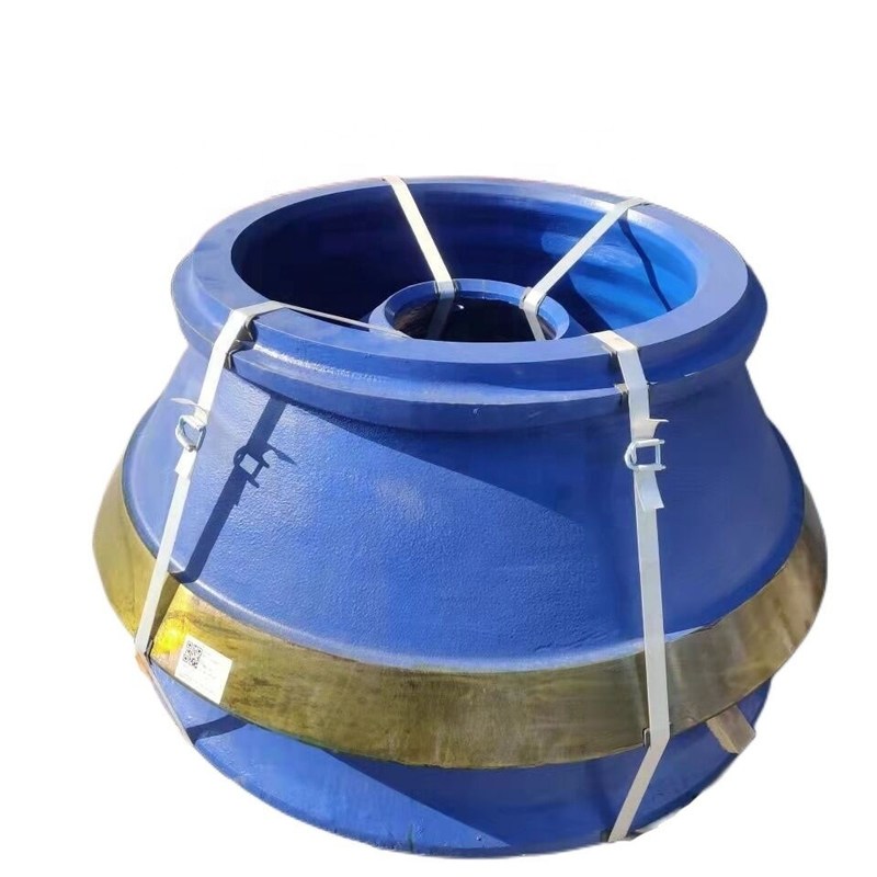 HP100 HP200 HP300 Concasseur à cône en acier à haute teneur en manganèse Parties d'usure Concave pour l'exploitation minière