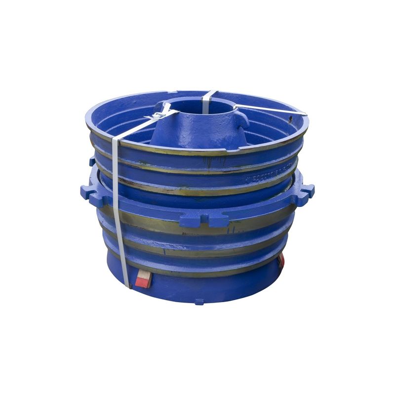 GP500S pièces d'usure du concasseur à cône Mn18Cr2 bocal liner concave et manteau pour l'extraction de minerai